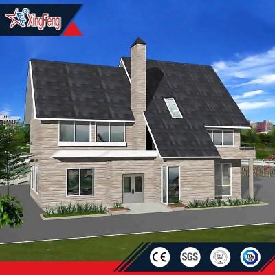 China Europe steel frame kit prefab house/prefab modern house/light steel prefab villa for sale