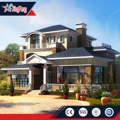 China High quality luxury modern prefab villa china guard house and supplier for sale