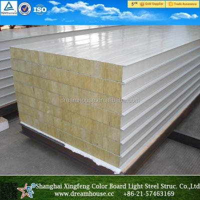 China Rock wool sandwich panel to roof wall and building material Rock wool sandwich panel to roof wall and building material for sale