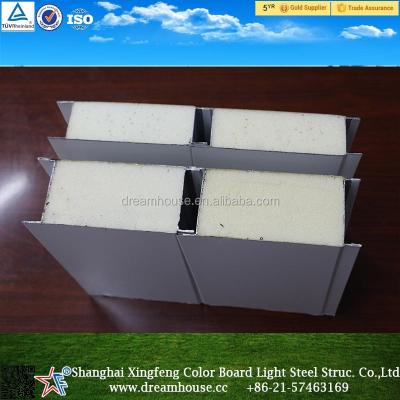 China Cheap Metal Styrofoam Roof Sandwich Panels Partition Wall Insulation EPS Sandwich Panel for sale