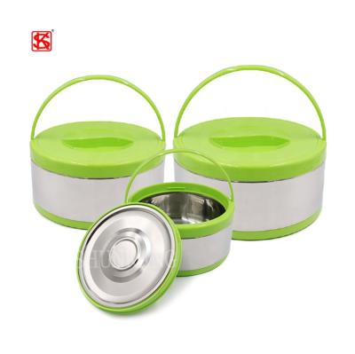 China Sustainable Food Carrier Top Quality Stainless Steel Thermal Lunch Box Insulated Warmer Food Container With Handle for sale