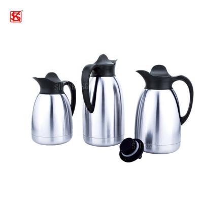 China PORTABLE Turkish Thermos Carafe Pot Coffee Flask Stainless Steel 1/2/3L Thermal Jug Keep Hot 12-24 Hours for sale