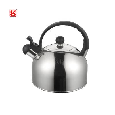 China High Quality Viable Stainless Steel 3L Whistling Kettle Teapot Water Heater Induction Kettle Teteras Para Te for sale