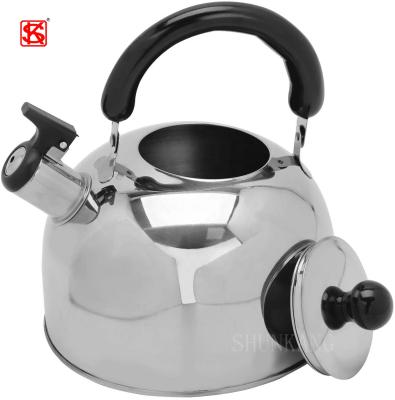 China Sustainable Hot Selling Non-Electric Water Tea Kettle Metal Stainless Steel Whistling Kettle Pot And Kettles for sale