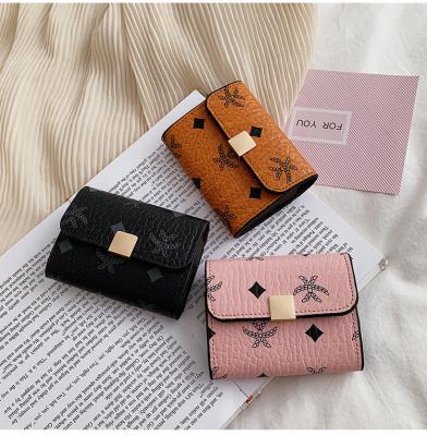 China None Sell Wholesale Luxury Small Wallet Card Holder Mini Purse For Women PU Leather Elegant Designer Card Case Purse For Ladies for sale