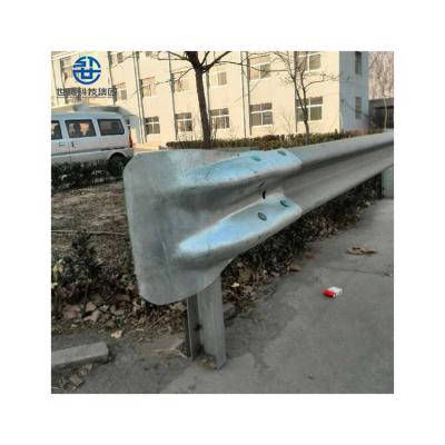 China High Intensity Hot Dipped Galvanized Guardrail Finishing W Beam Road Guardrail Used Guardrail Fishtail for sale