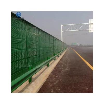 China Sound Reduction Index: 25-40 DB(A); NRC: 0.7-0.83 Metal Noise Barrier Panel Sound Barrier Wall Aluminum Road Noise Barrier for sale