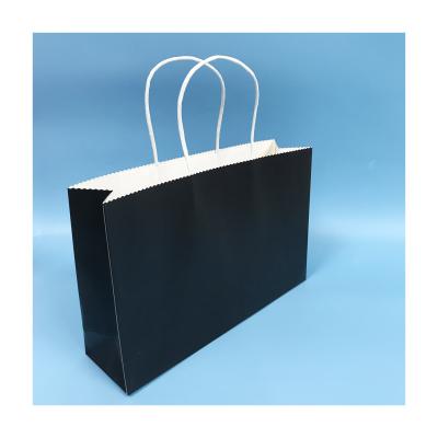 China Recyclable custom hair package craft paper bag business brand shopping bag logo vendor paper pillow case box for sale