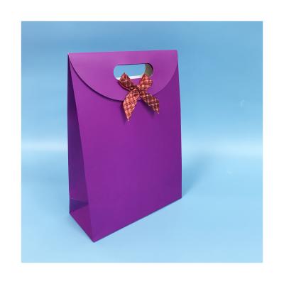 China Recyclable Vendor Logo Box Packaging Pillow Solid Color Paper Bag Custom Mix Styles Foldable Shopping Bag for sale