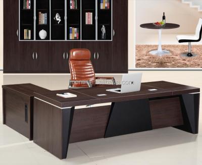 China PANEL Suppliers Office Executive Desk With Cabinet for sale