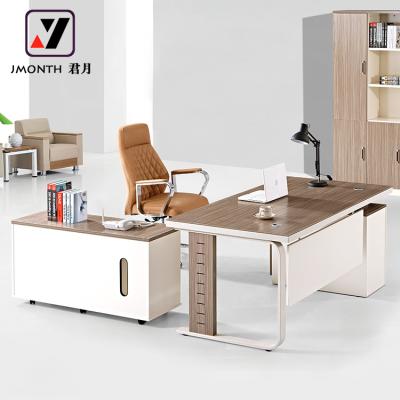 China PANEL Desk / Executive Desk / Chromed Stainless Steel Desk Table for sale