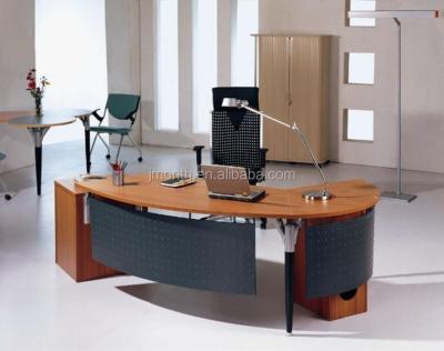 China Morden and simple design of manager's desk table with steel pay and panel for sale