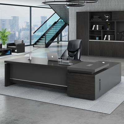 China Durable Modern Boss Table L Shape Manager Office Furniture Executive Desk Table for sale