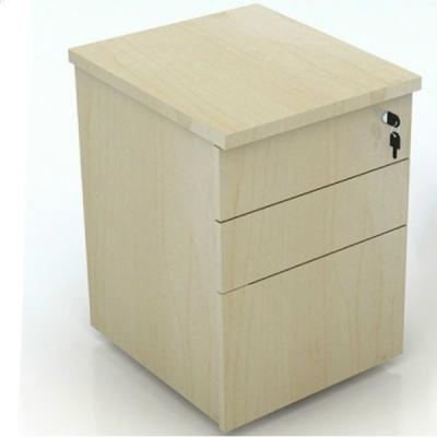 China PANEL Office 3 Drawer Wooden File Cabinet with Lock File Cabinet Drawer Dividers for sale