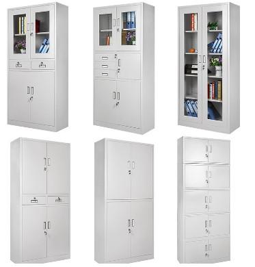 China PANEL Book Cabinet Double Door4 Doors 6 Doors Office Filing Cold Rolled Steel Filing Cabinet for sale