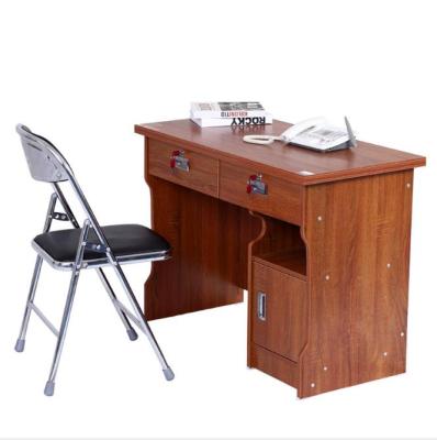 China Strong And Durable Computer Desk One Seater Table Furniture Panel Wooden Staff Desk for sale