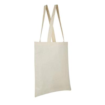 China Customized Small Canvas Empty Logo Cotton Tote Reusable Folding Shopping Bag Cotton for sale