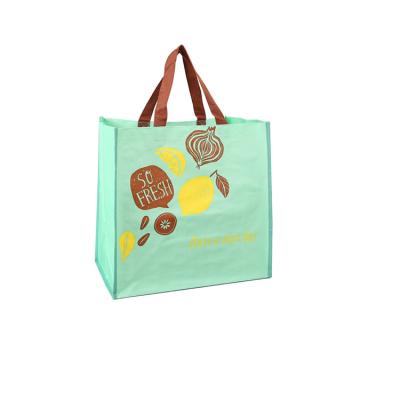 China 100% Eco Friendly Promotional Customized Printed Totes Packaging PP Woven Bag for sale