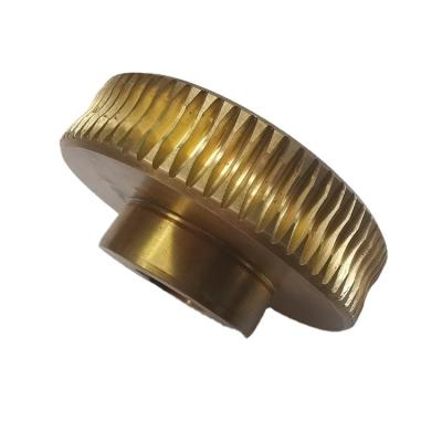 China Customized Brass Metal M=2 A=20 Operating Mechanism Precision CNC Worm Gears for sale