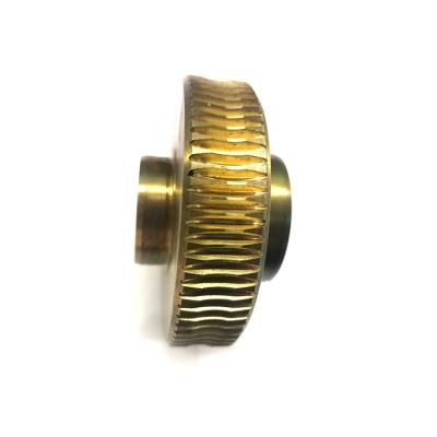 China Operating Mechanism Customized Products OEM Transmission Parts CNC Machined Worm Gear Steel Brass Wheel for sale