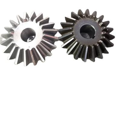 China Electric Factory Manufacturer Mechanism Steel Small Spiral Straight Bevel Gear With Keyway for sale