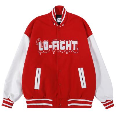 China Custom Fashion Embroidered Cotton-Padded Jacket Men's Varsity Jacket Bomber Winter Jacket for sale