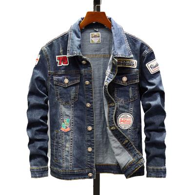 China Wholesale Fashion Hot Sale QUICK DRY Custom Color Block Patchwork Jeans Jacket Men's Denim Jackets For Men 2021 for sale