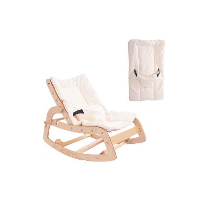 China New Design Hot Selling Baby Swing Chair Baby Rocking Chair Solid Wooden Baby Chairs for sale