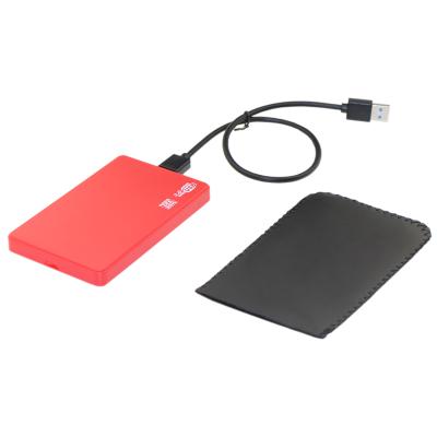 China 2.5 Inch HDD Plastic Case USB2.0 3.0 Case Cheap Plastic Laptop SSD External Enclosure for sale