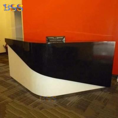 China Custom Receptionist Table Dimensions of Modern Office Law Firm Desk for sale