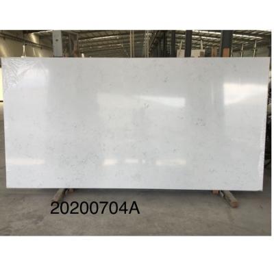 China Modern Carrara White Quartz Slab Stone Price, 2cm Quartz Slab, Gray Vein Quartz White Marble Stone for sale