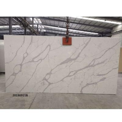 China Factory direct sale modern calacatta quartz artificial stone slabs,calacatta quartz stone cheap price for sale