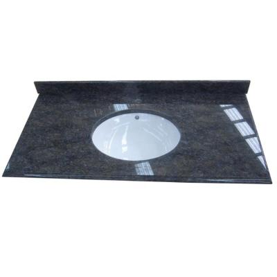 China Blue Modern Butterfly Granite Bathroom Vanity Tops Granite Countertops Bathroom Vanities With Tops for sale