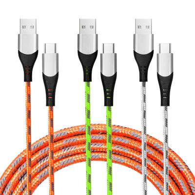 China Fast Charging Speed ​​2023 Hot Sale Braided Fast Charging Data Cable For Mobile Phone 1M 1 Type C Lightning USB Cable 2M 1.8M Micro Data Sync Cable for sale