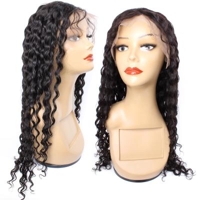 China Xuchang Natural Color 150% 180% Density Jerry Curly Bleached Brazilian Remy 13x4 Jerry Curly Lace Frontal Knots Wig zu verkaufen