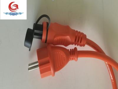 Chine Cable d'alimentation de chauffage extérieur à moteur orange 16A220V à vendre