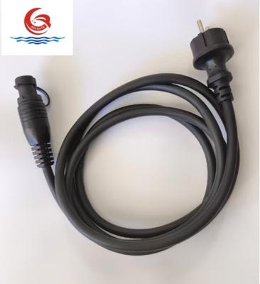 China Waterdicht stroomkabel 2,5 m Europese normen IP44 Rubber draad oliebestendige, corrosiebestendige Te koop