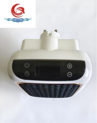 China Wall-Outlet Space Heater 230V Compact Warm Air Fan Heater Portable Heater 1200W European Version Plug for sale