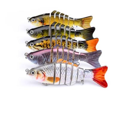 China Plastic Fulljion 15.5g 10cm 7 Segments Multi Jointed Proberos Fishing Lures for sale