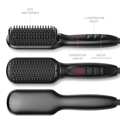 China New Private Label Comb Hair Brush Highest Standard Electric Hot Maintenance One Fast Straightener Wet Straightener Hot Air Pick Hair Dryer Stijltang Hair Straightener for sale