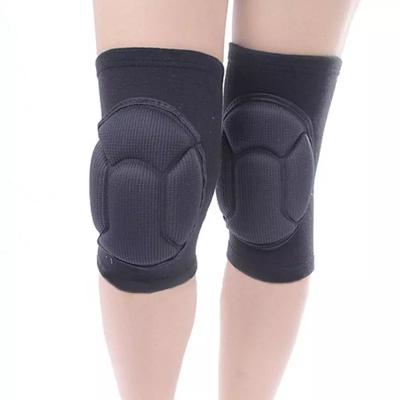 China Rodillera Joelheira Patella Logo Cotton Knee Pads Thicken Elasticity Breathable Custom Anti-collision Sponge Sports Protective Knee Brace 2021 for sale