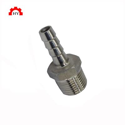 China High quality precision casting 316 pn16 stainless steel male bsp thread pipe connector equal for sale