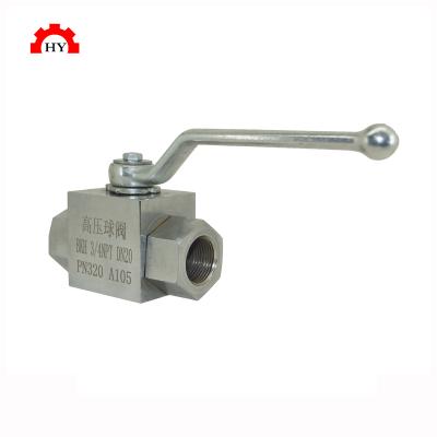 China General Hydraulic Two Way High Pressure Ball Valve 6000PSI Ball Valve for sale