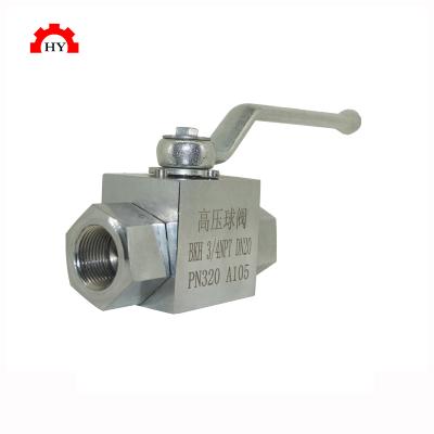 China TNP General Hydraulic Ball Valve, 6000 PSI Manufacturer Sells Internal Thread High Pressure Ball Valve for sale