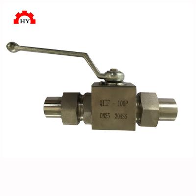 China General High Pressure 6000PSI Manual Switching Stainless Steel 316 Ball Valve Hydraulic Welding Valve for sale