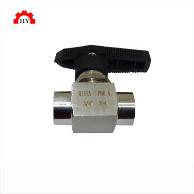 China Stainless Steel Thread ss316 Ball Valve Threaded End General High Quality Internal High Pressure Ball Valve for sale