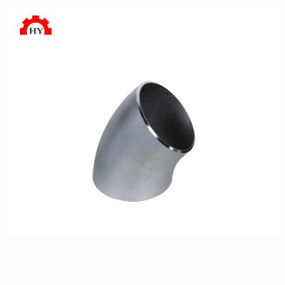 China 45 Degree Stainless Steel Butt Weld Elbow DN6 - 8 Inch Biological Warfare Elbow DN800 for sale