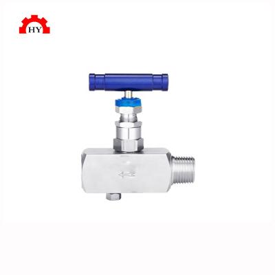 China General 316 Stainless Steel Adjustable 2 Way Flow Meter Water Filter Straight Needle Valve for sale