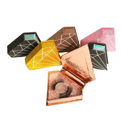 China Unique Handmade Millimeter 5D 3D Mink Strip Eyelashes Vandors With Natural Soft Eyelash Candy Fluffy Packaging Box 25 Bulk for sale