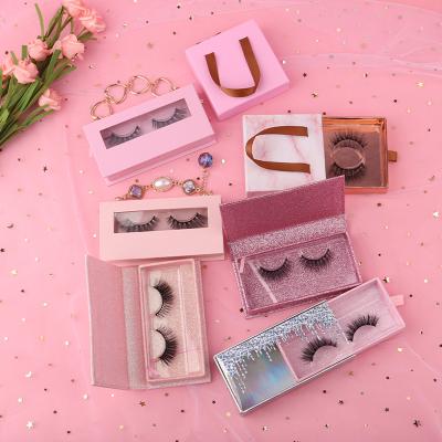 China Brand New Reusable Fluffy 5d Mink Self Adhesive Artificial Eyelashes Natural Soft Eyelash For Sale for sale